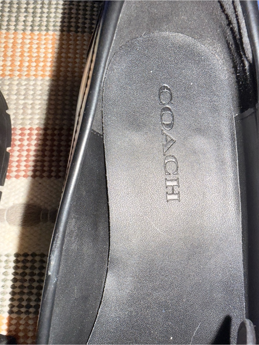 Coach Black Patent Leather Loafers - Picture 5 of 6